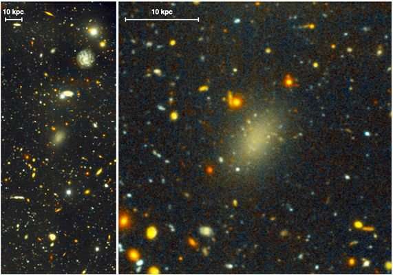 کشف کهکشانی که تقریبا دیده نمی شود!