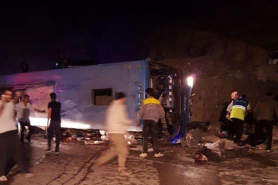 مشخص شدن مقصران واژگونی مرگبار اتوبوس در سوادکوه