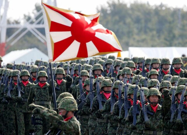 کرونا چوب حراج به وسایل ارتش ژاپن زد