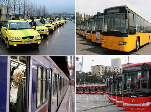 کرایه‌های حمل و نقل عمومی از امروز در تهران افزایش می‌یابد