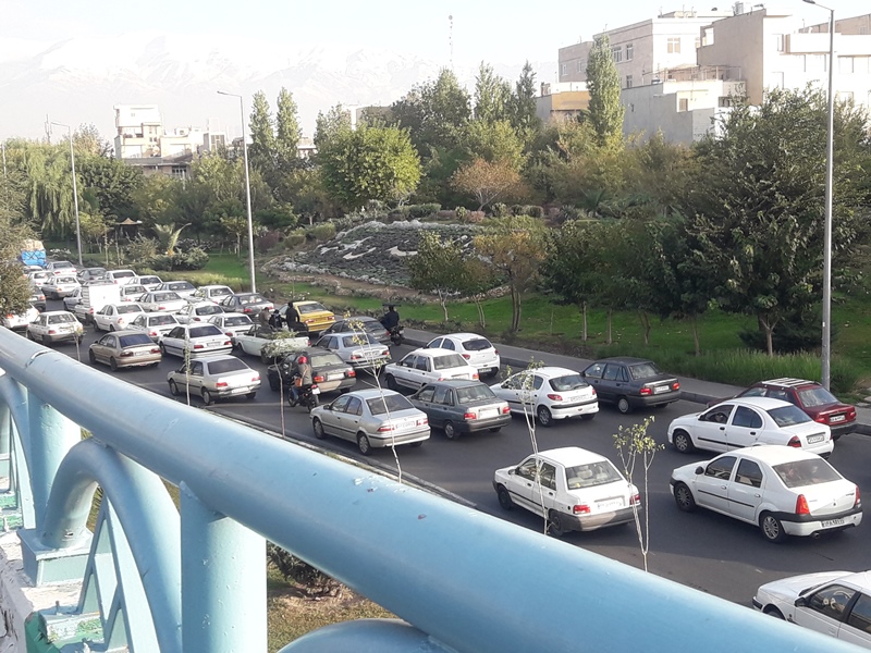 وضعیت ترافیکی معابر تهران؛ ۱۸ اردیبهشت ۱۴۰۱