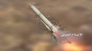 یک پایگاه نظامی سعودی هدف موشک یمنی‌ها