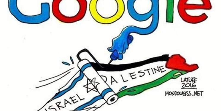 گوگل فلسطین را از نقشه پاک می‌کند!